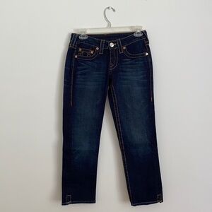 𝅺true Religion Kate Capri Jeans